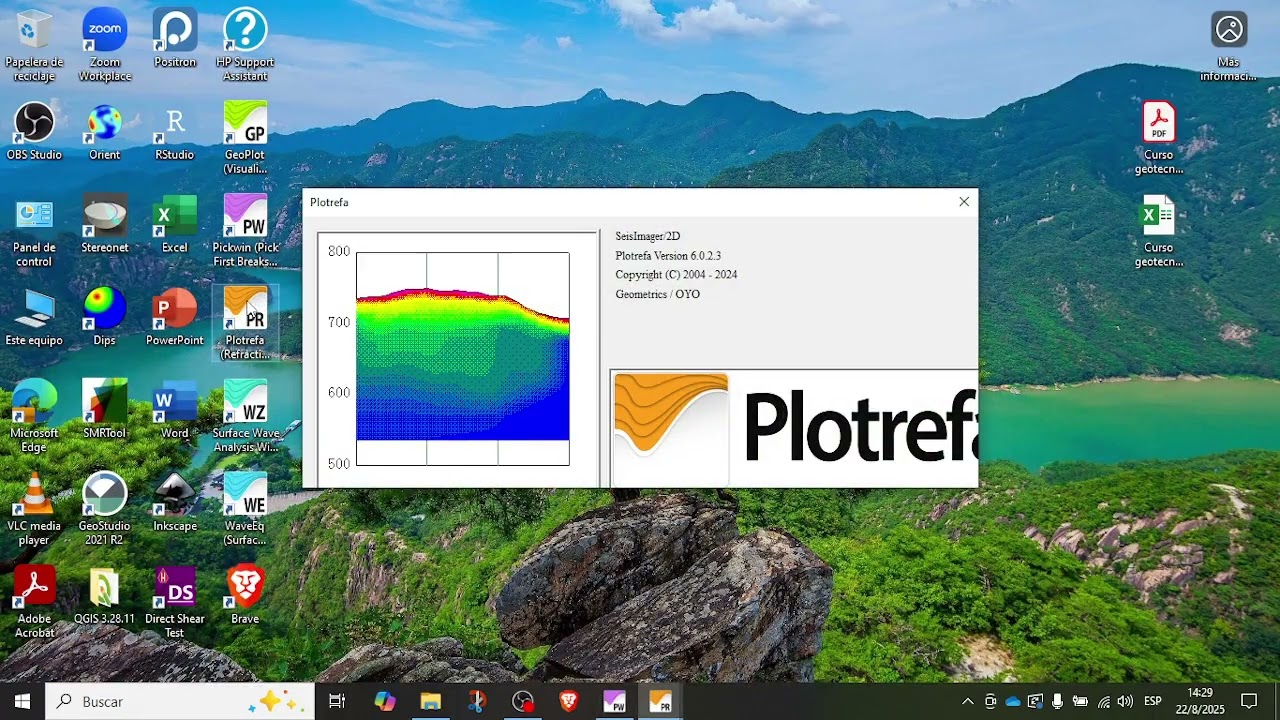 Procesamiento de refracción con Pickwin & Plotrefa
