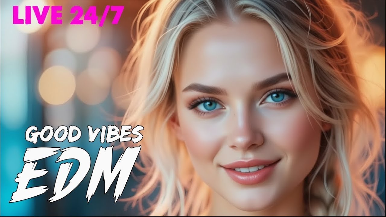 EDM Chill Live 24/7 🎧 Soft Electronic Beats for Everyday Mood 🎶
