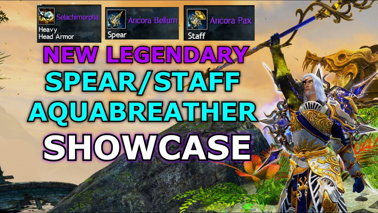Guild Wars 2 : New Legendary Ancora Pax, Ancora Bellum & Selachimorpha (Showcase)