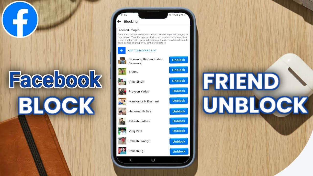 How to Facebook Block Friend Unblock