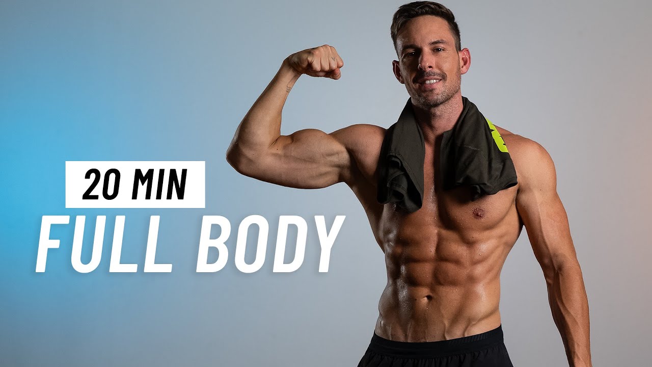 20 Min Full Body Workout (At Home, No Equipment)