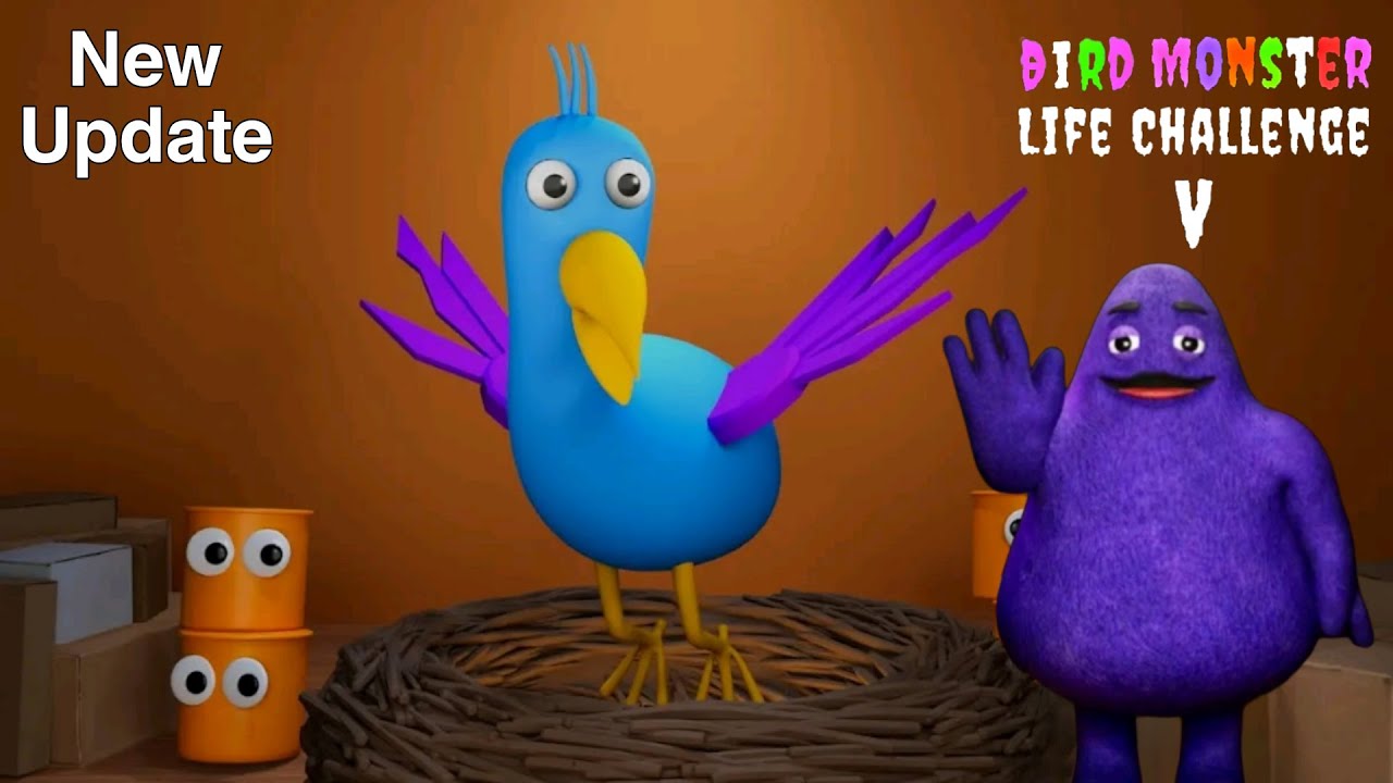 New Update Garten Of Banban Bird Monster Life Challenge 5 - Android Gameplay (update 1.3)