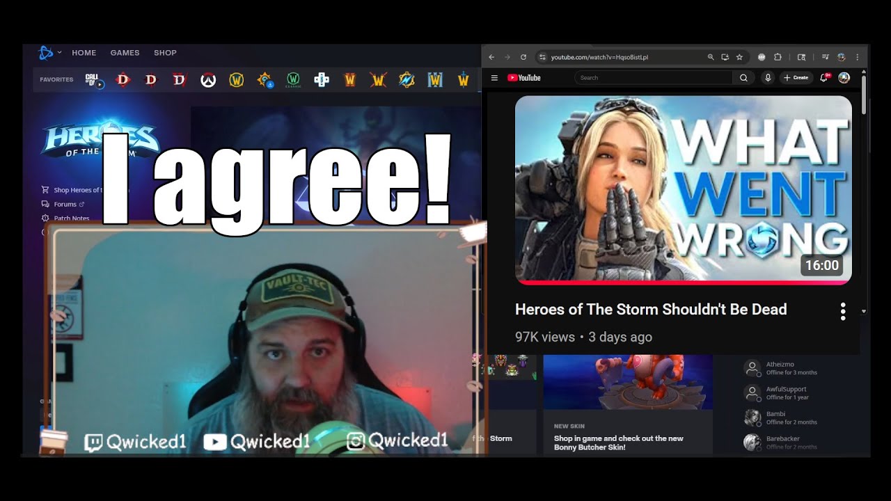 Qwicked1 Reacts - Heroes of the Storm shouldn't be dead!