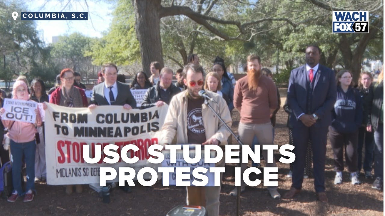 USC Students Protest ICE, Stand in Solidarity with Minnesota