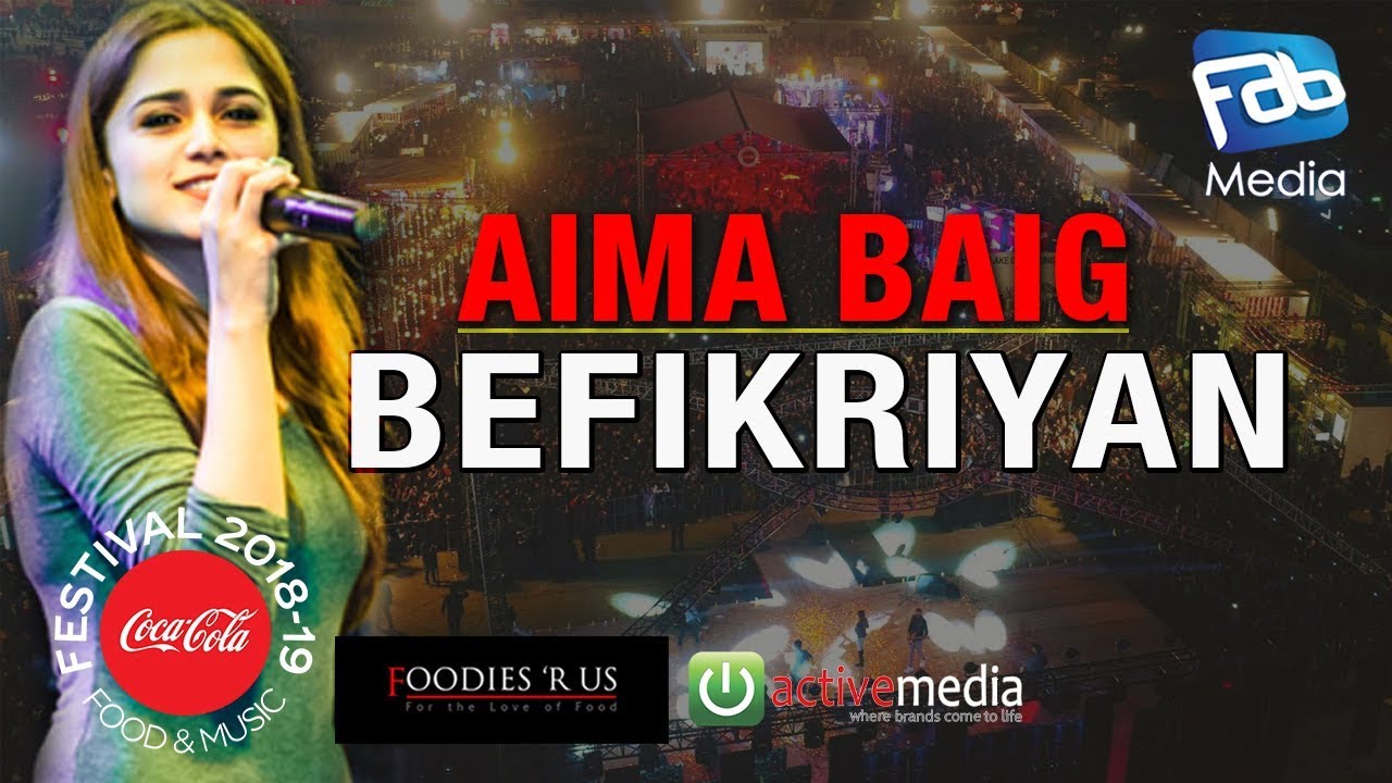 Befikriyan | Aima Baig | Coke Festival Karachi 2019 | FAB Media TV | #Cokefestival #AimaBaig