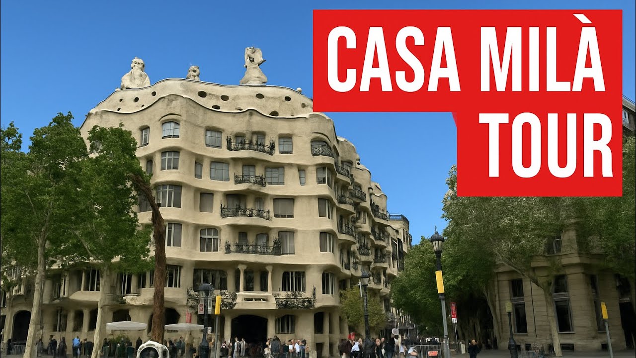 Barcelona’s Casa Mila/La Pedrera . All-in-one guide video. Everything you need to know .