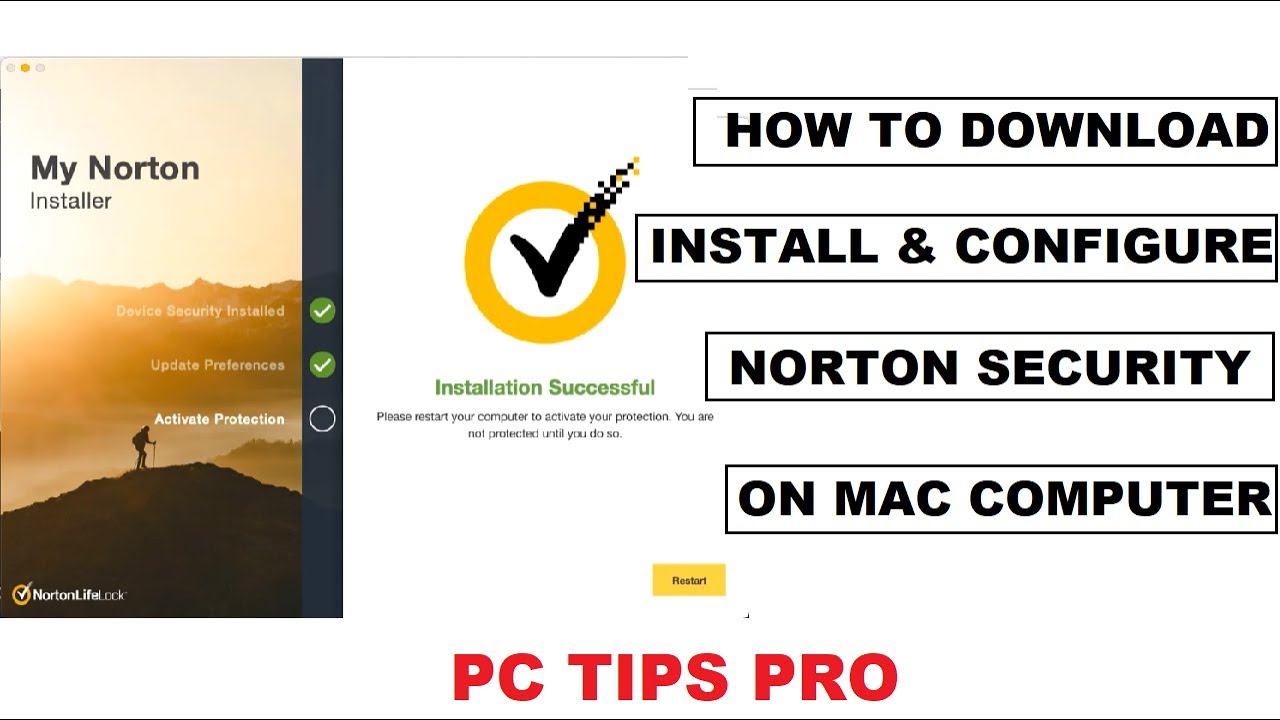 Как загрузить, установить и настроить Norton 360 Security на устройстве Mac