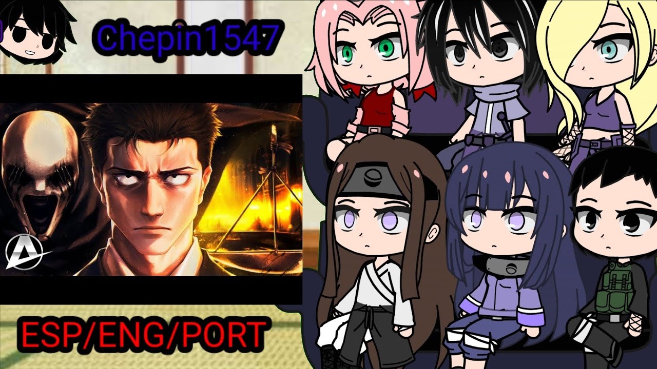 naruto friends react to rap of Naruto as higuruma | @AniRap  | ESP/ENG/PORT