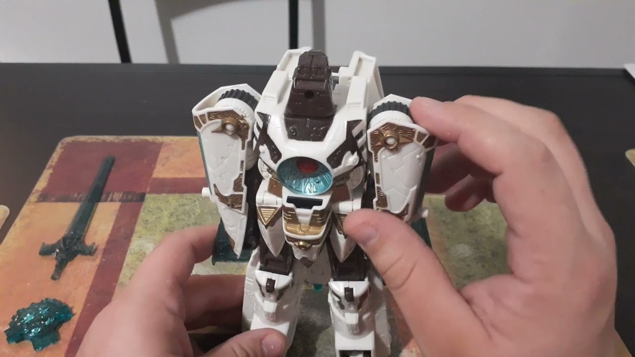 How to transform 2005 Transformers Cybertron Vector Prime with partner Minicon Safeguard