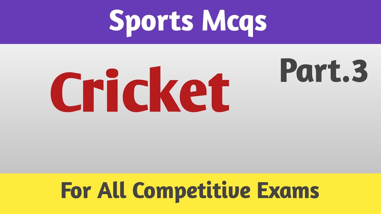 Most Repeated cricket Mcqs/Cricket Mcqs/Sports Mcqs/world cricket Mcqs/Gk Mcqs preparation.Part. 3