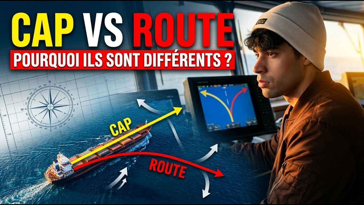 Navigation maritime: Cap et route
