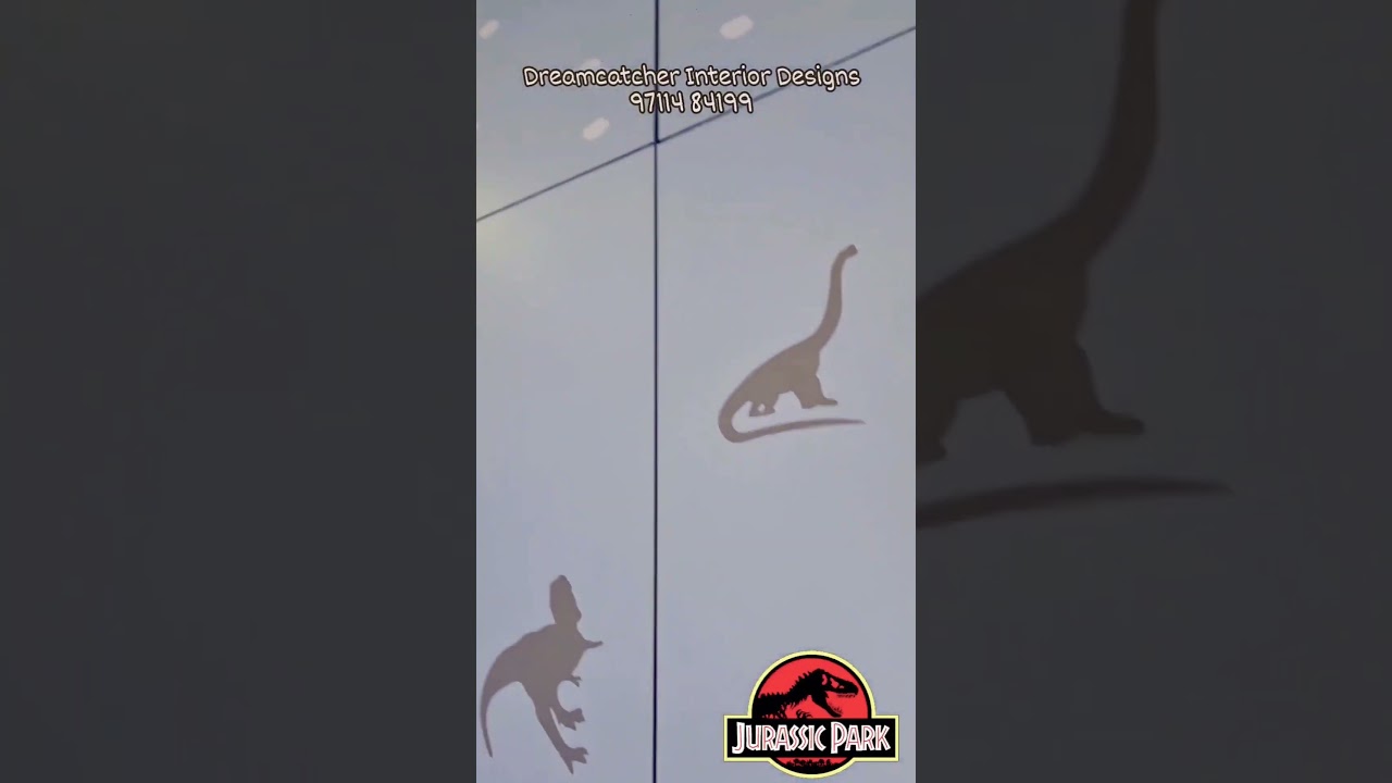 Jurassic world theme kid's bedroom design by Dreamcatcher Interior Designs.
