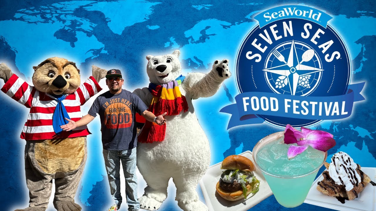 SEVEN SEAS FOOD FESTIVAL 2024 | Opening Weekend at SeaWorld San Diego FULL Food Tour, Reviews & Tips