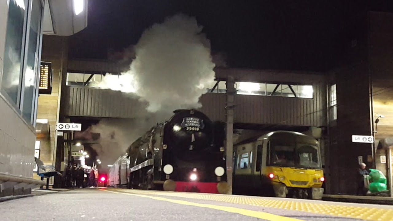 35018 'British India Line' at Peterborough & Whittlesea with a Private charter 17/3/19 *READ DESCRI*