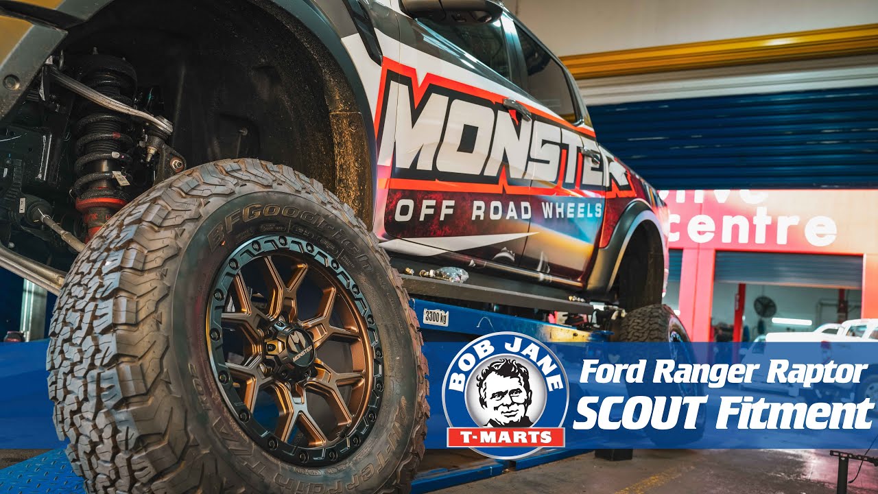 Transforming our new Ford Ranger Raptor || Monster Off Road Wheels SCOUT