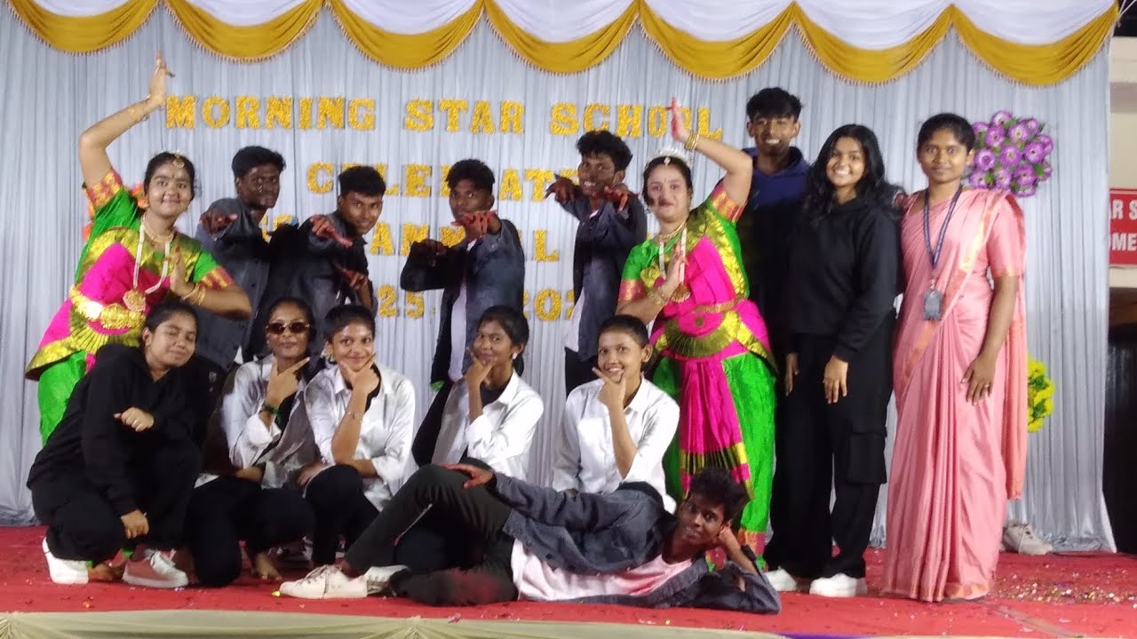 Power packed Fusion Dance performance 🪩🕺🏻💃🏻 - MORNING STAR SCHOOL, CHOOLAIMEDU