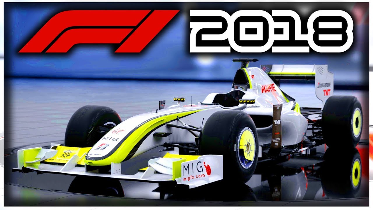 F1 2018 Game: BRAWN GP CAR REVEALED! - FIRST NEW CLASSIC CAR IN F1 2018!