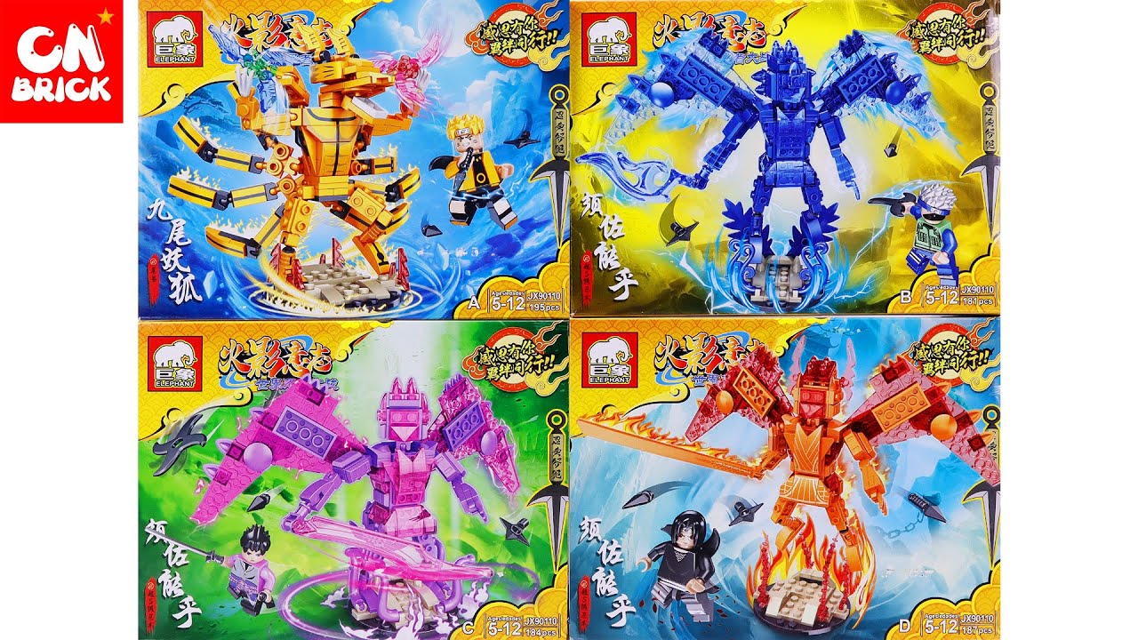 Unoffical LEGO NARUTO ナルト JX90110 UNOFFICAL LEGO SPEED BUILD