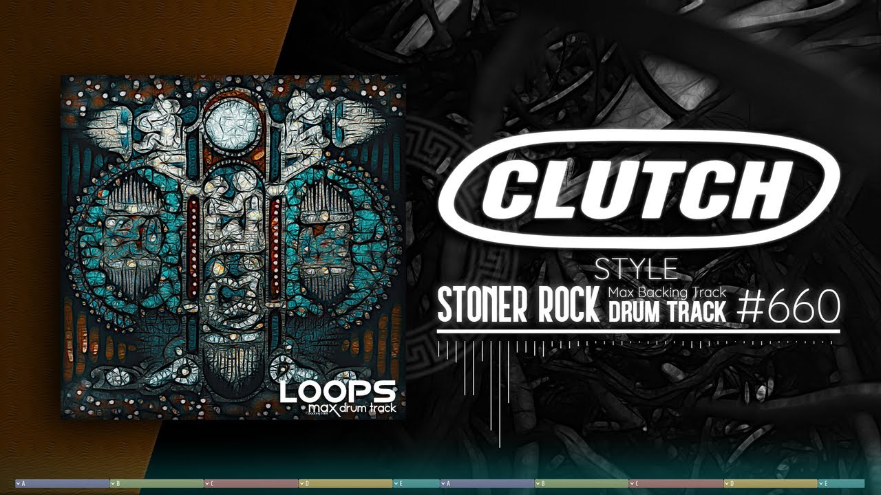 Stoner Rock Drum Track / Clutch Style / 190 bpm