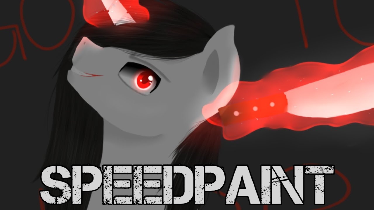 [Mlp Speedpaint] Jeff the Killer~Redraw