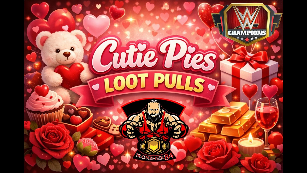 WWE Champions 40x Cutie Pies Loot Pulls 2.15.26