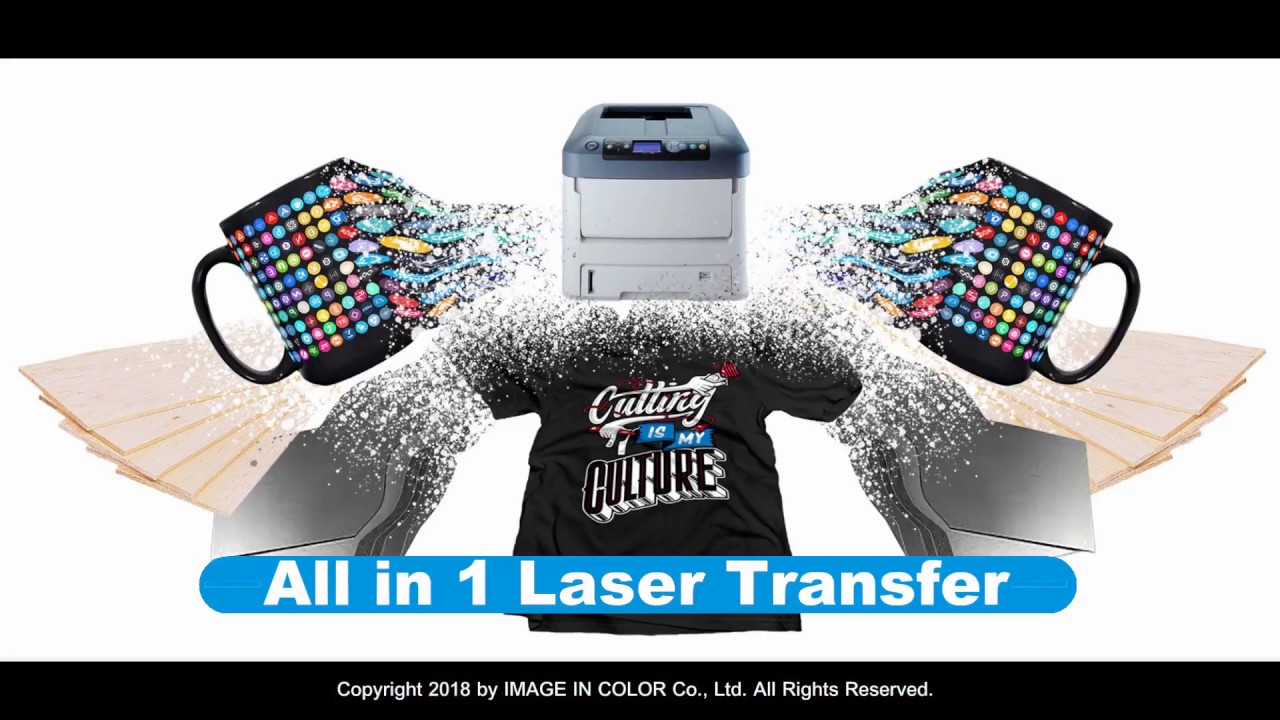 All in 1 White toner laser printer