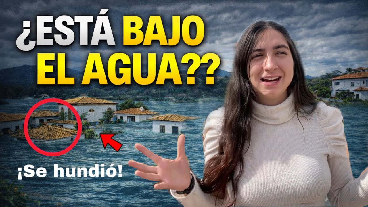 ASÍ QUEDÓ ESTE PUEBLO DESPUÉS DE SER HUNDIDO😱 (GUATAVITA)  #guatavita #pueblo #fypシ #historia 