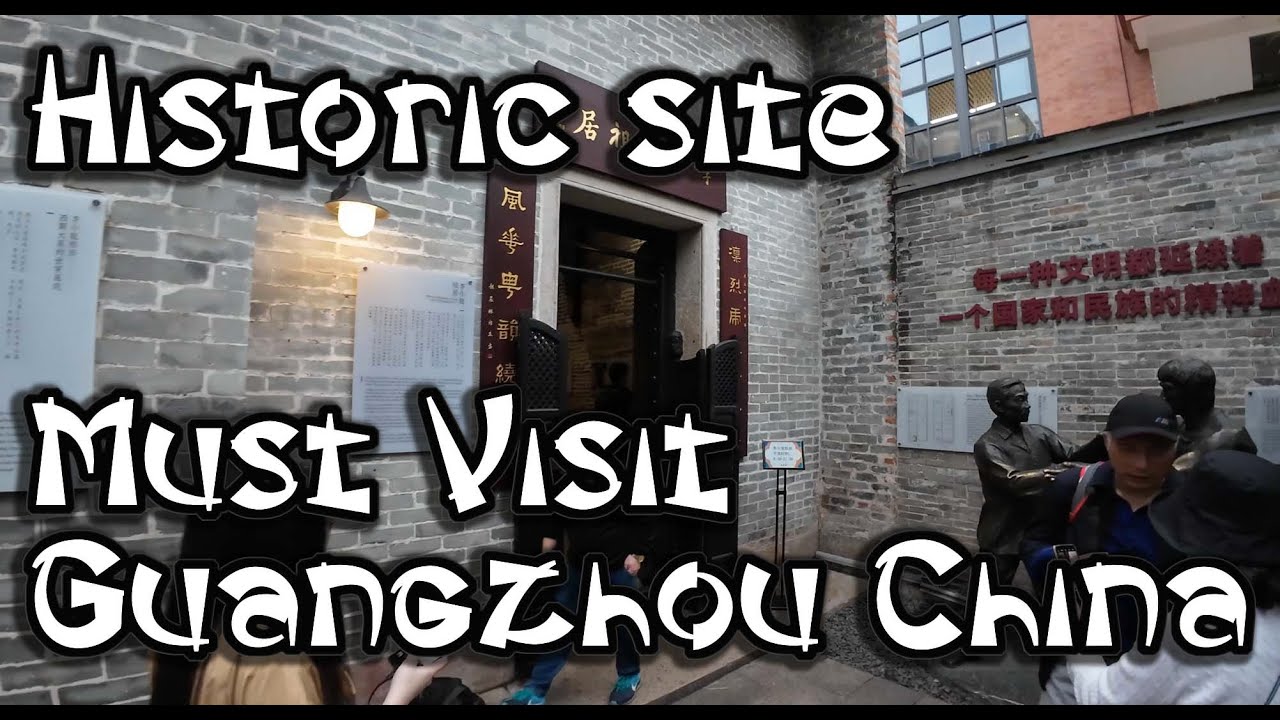 Guangzhou Historic site in Liwan, Bruce Lee's House, Adventure and interesting place in China Vlog.