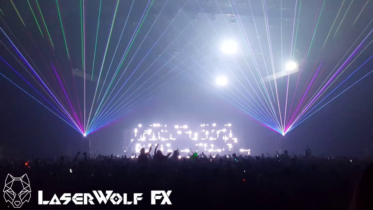 Chainsmokers Laser Show - Laser Wolf FX