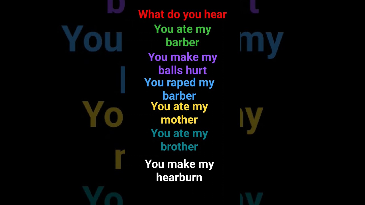 what do you hear? song you make my heartburn