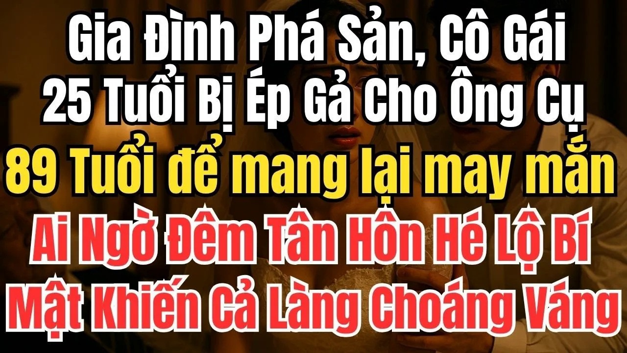 Gia Đình Phá Sản, Cô Gái 25 Tuổi Bị Ép Gả Cho Ông Cụ 89 Tuổi, Đêm Tân Hôn Hé Lộ Bí Mật Khiến Cả Làng