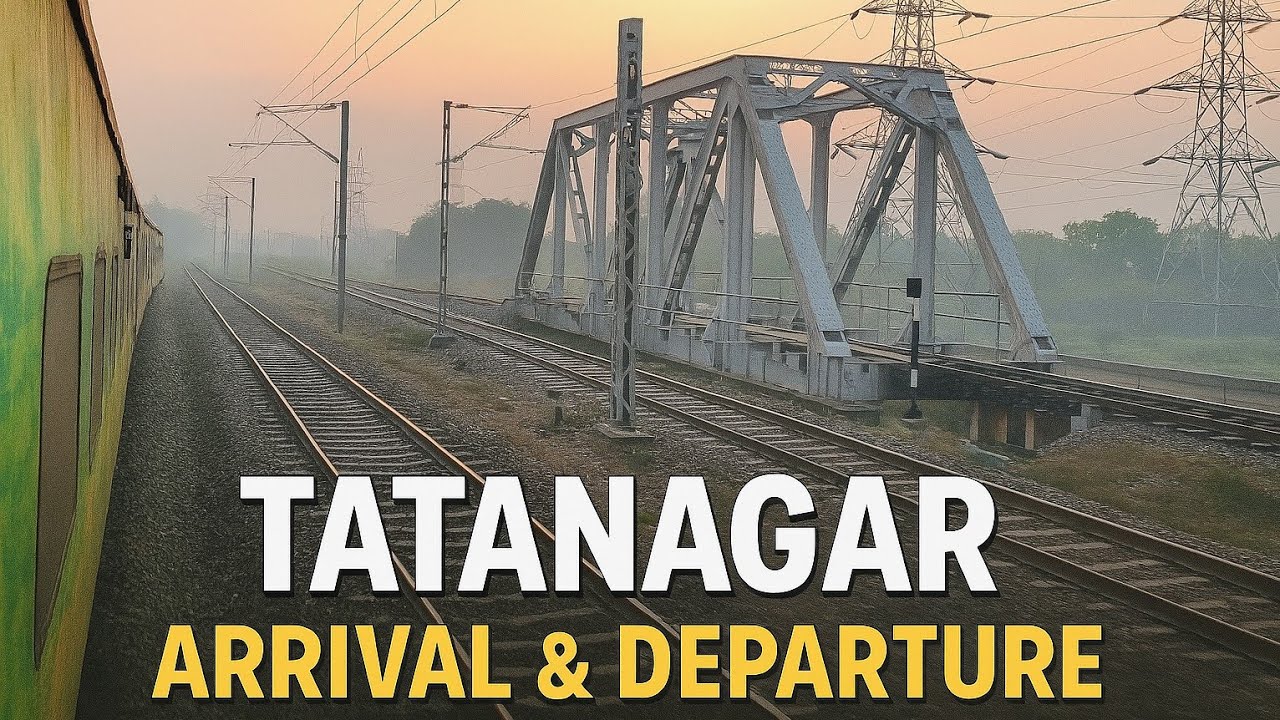 TATANAGAR JN |Arrival & Departure| scenic-beauty😍 |by 12870-HOWRAH CSMT SF WEEKLY EXP|#views#explore