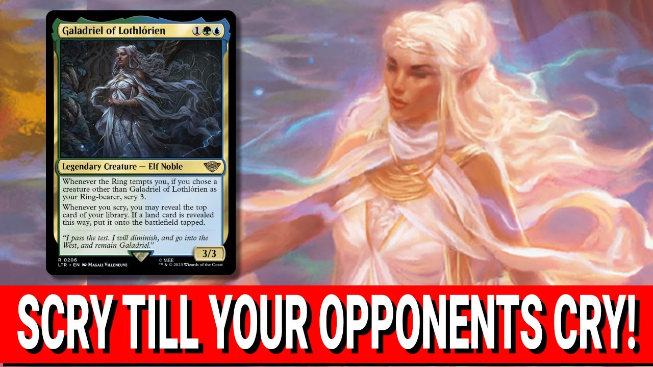 EDH/Командир Галадриэль из Лотлориэна: техническая карта колоды за картой
