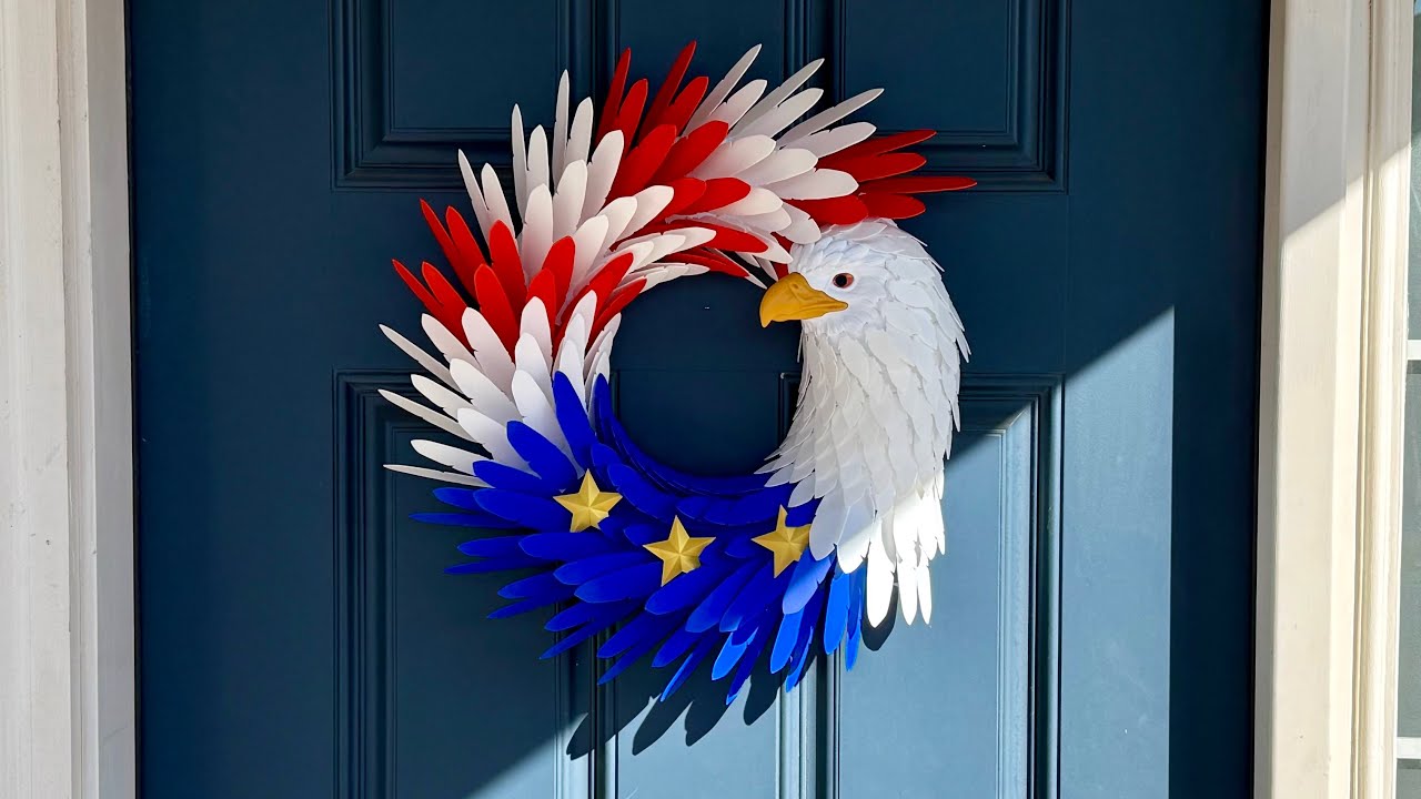 Assembly of the Bald Eagle Wreath Kit