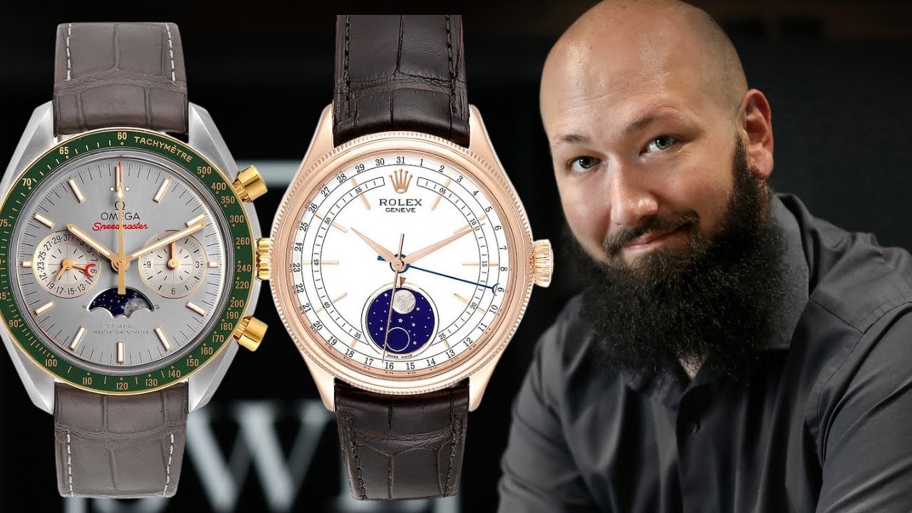 [Halloween 2020] Omega Speedmaster, Rolex Cellini and Patek Philippe Calatrava: Moonphase Watches