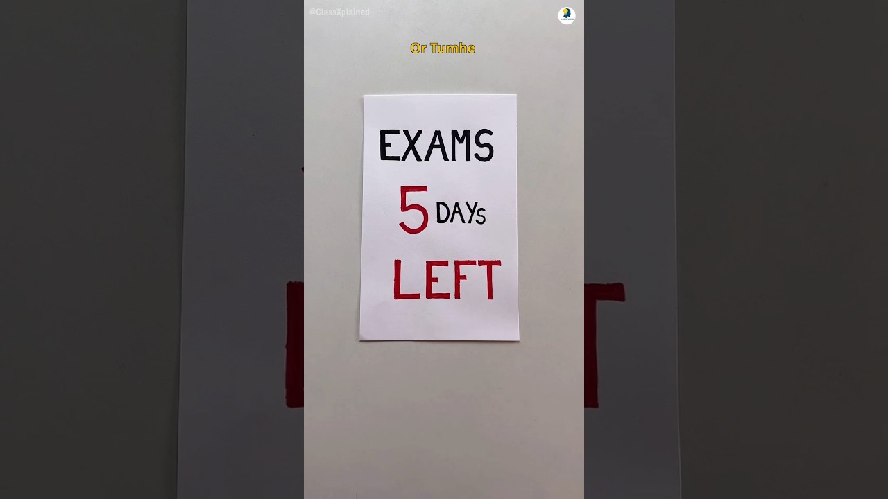 Follow These 3 Tips to Revise Full Syllabus during Exams #study #studytips #exams