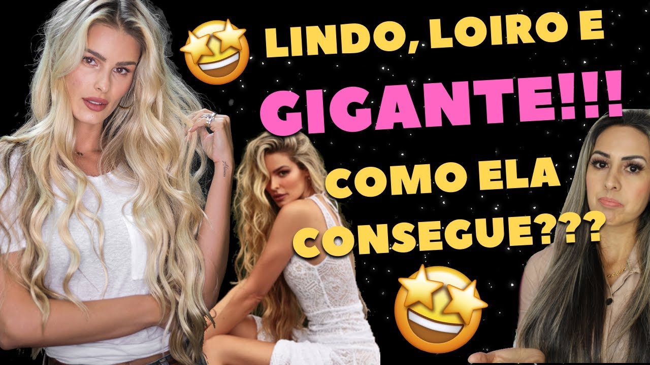 YASMIN BRUNET E SEU CABELO LOIRO E GIGANTE! (As dicas dela vão te surpreender!!!)