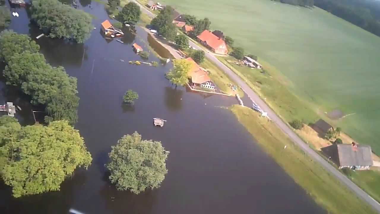 Gartower See Hochwasser 2013