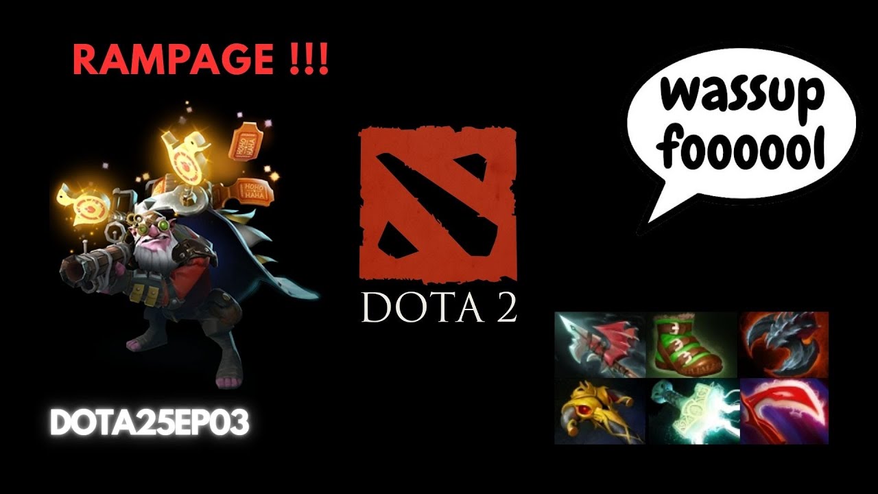 主力角色狂暴模式的反敗為勝 A Hard Carry Must Be Rampage To Make The Game Comeback｜TWJerryChenGO－DOTA25EP03