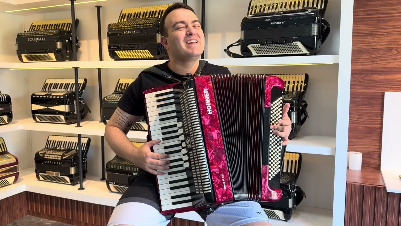 Vendo Hohner 120 baixos - R$ 5800