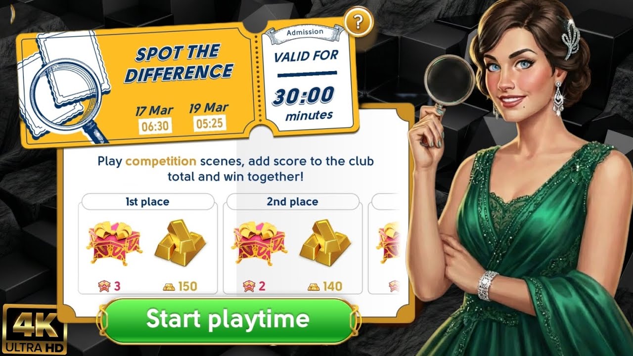 JUNE'S JOURNEY SPOT THE DIFFERENCE COMPETITION 17-19 MARCH 2026 SCENES 10 TODAY'S COMPETITION