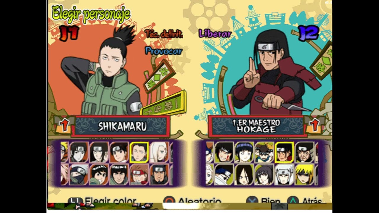 Naruto Shippuden Ultimate Ninja 5 (Mugen) ALL CHARACTERS Longplay 21/21