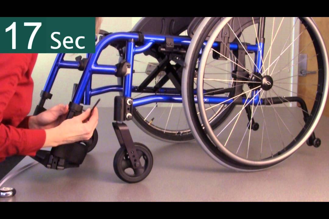 The Quickie QXi Lower Leg-Length Adjustment