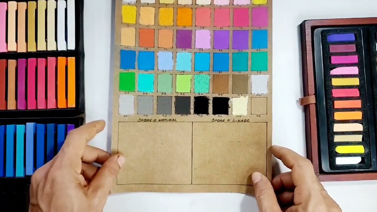 Testando o giz pastel seco da Royal Langnikel ✏️ mais dicas de pintura 🧑‍🎨🖼️