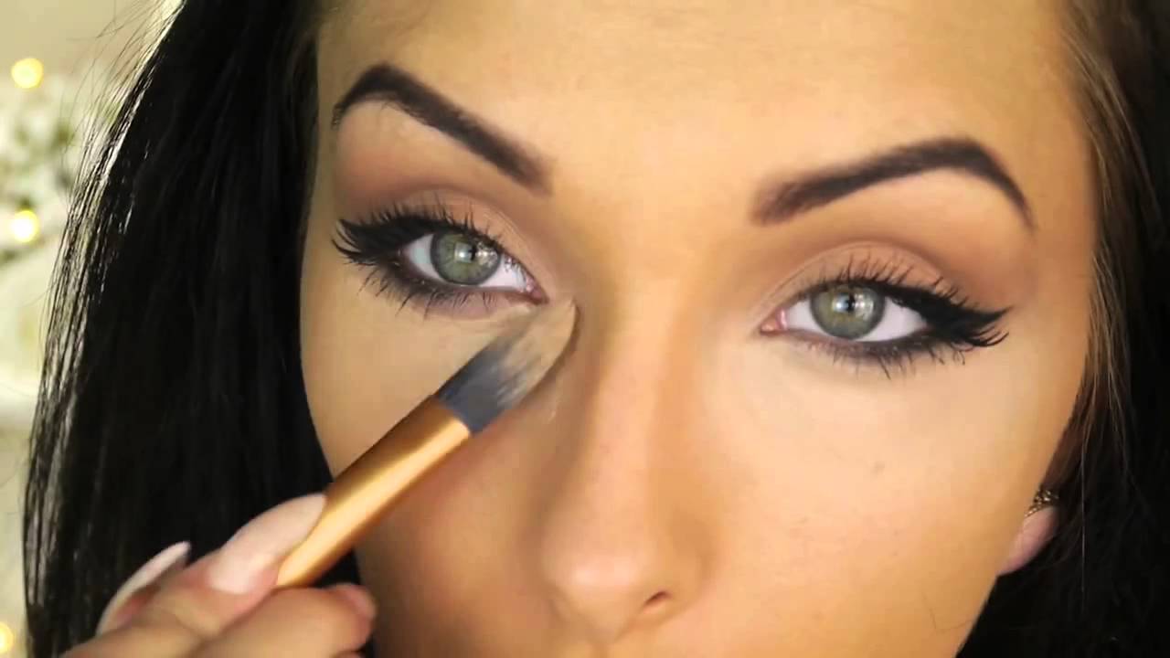 Angelina Jolie Inspired Cat Eye Makeup Tutorial ♡ Round Eyes To Cat Eyes
