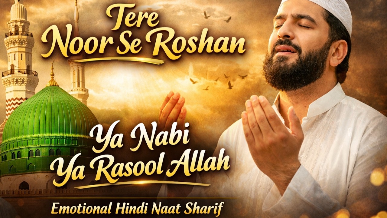 Tere Noor Se Roshan | Emotional Islamic Song 2026 | Ya Nabi Ya Rasool Allah | Hindi Naat Sharif
