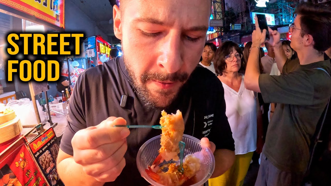 EXPERIMENTANDO COMIDA DE RUA NA CHINATOWN BANGKOK 🇹🇭 TAILÂNDIA