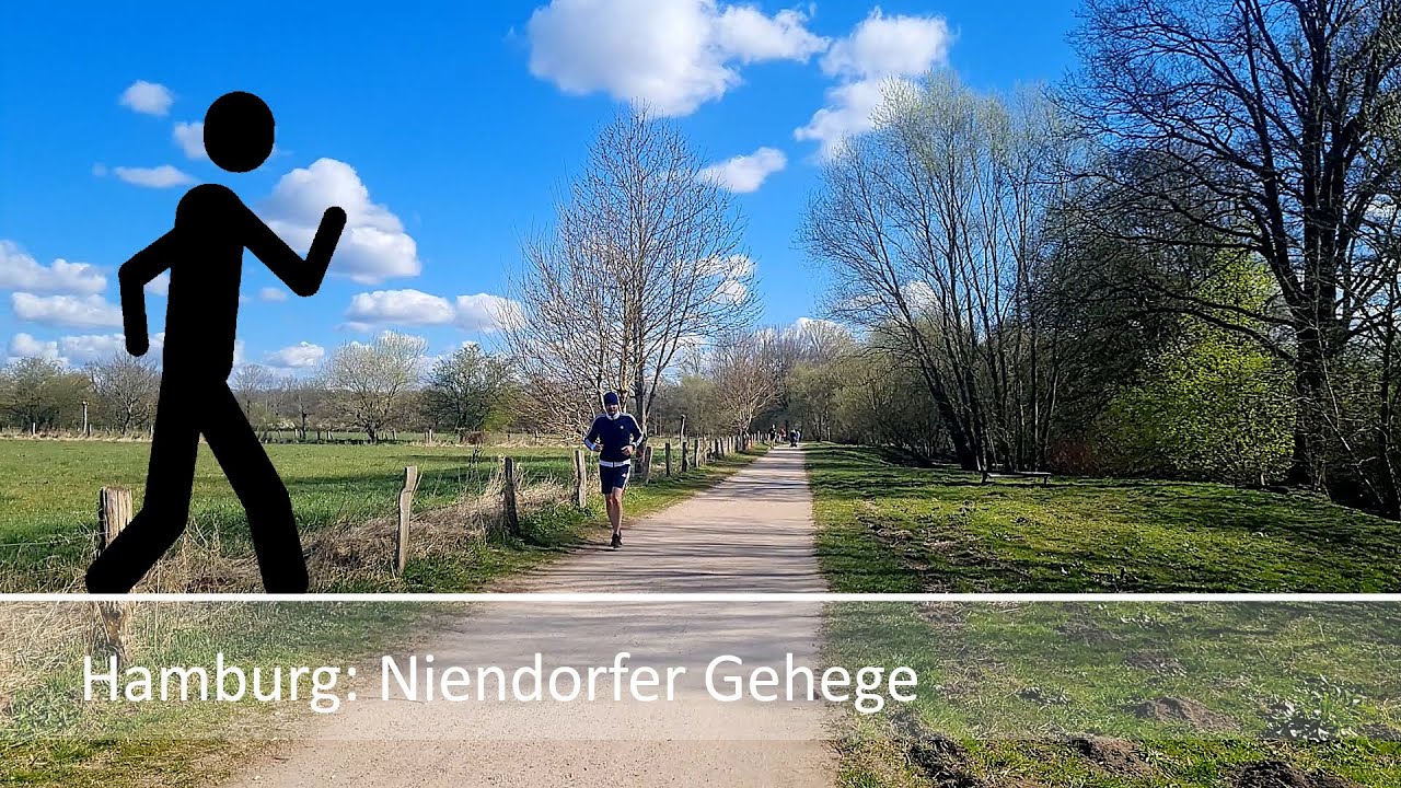 Der Geher in Hamburg: Niendorfer Gehege