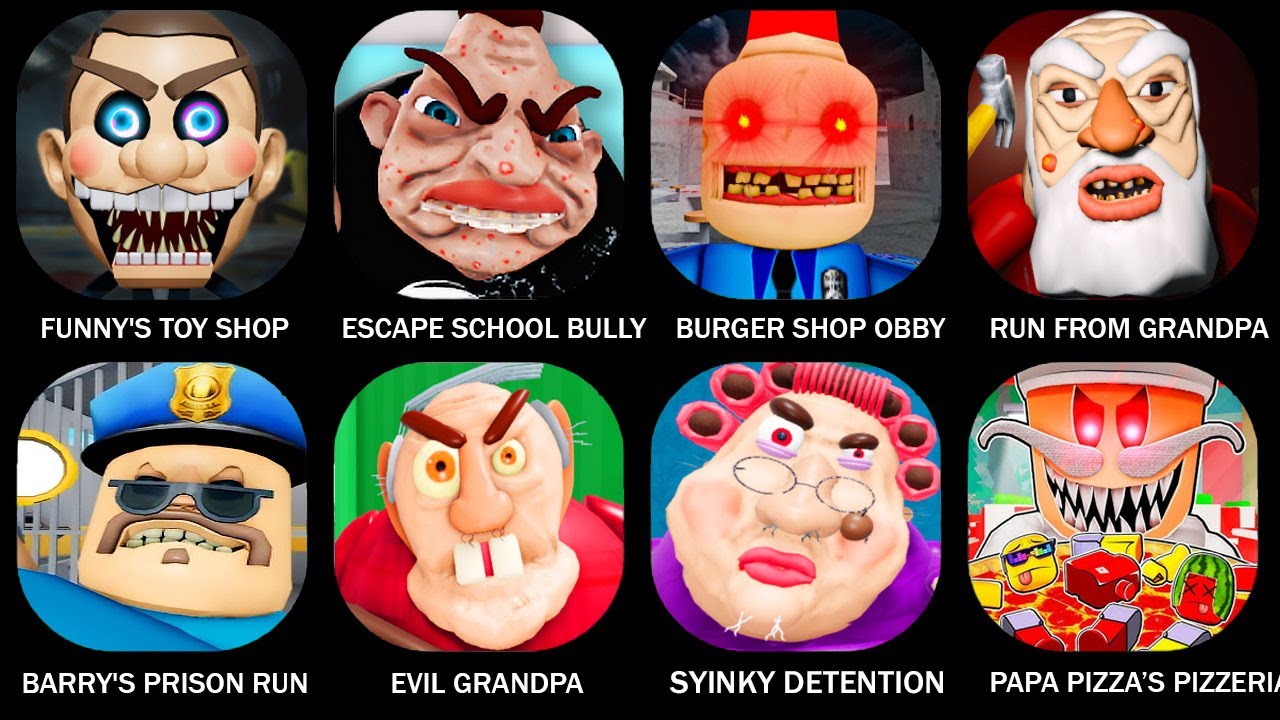 ESCAPE MR FUNNY'S TOYSHOP (SCARY OBBY)  ESCAPE SCHOOL BULLY ESCAPE THE CARNIVAL OF TERROR #roblox