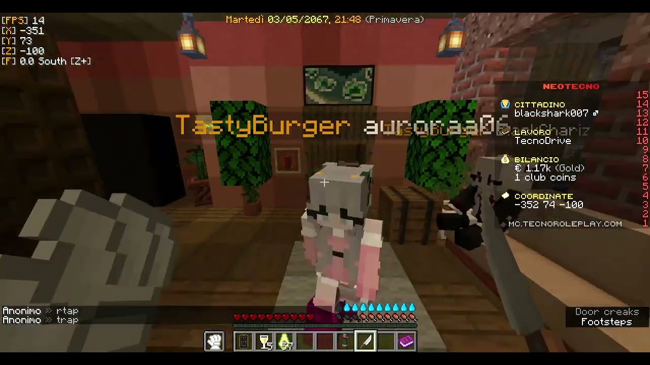 Rapina fatta da blackshark007 al tastyburger (NeoTecno) TECNOCRAFT